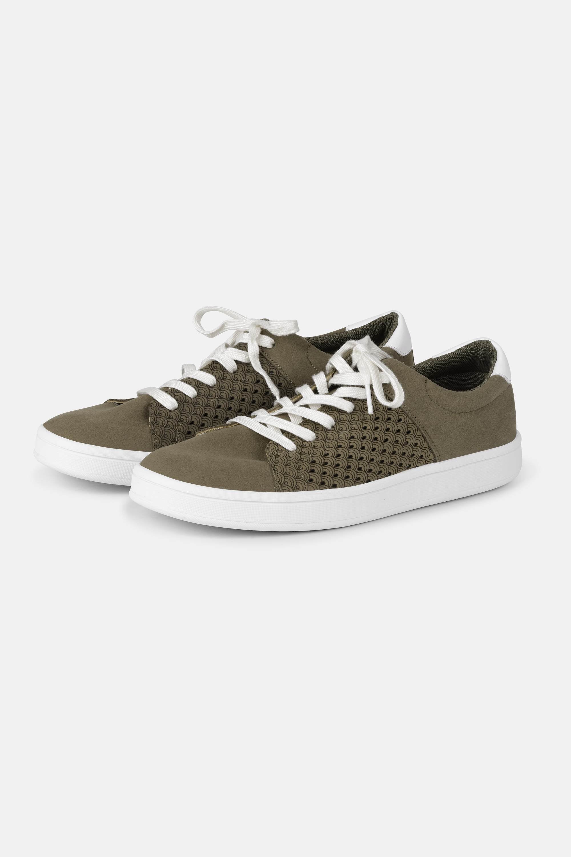 City Sneaker Herren - Deep Olive White